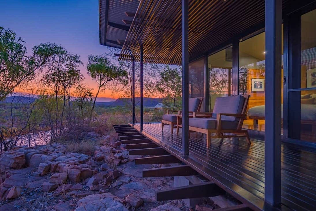 view from a room at El Questro, one of WA's best resorts